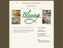 Tablet Screenshot of blessingschristian.com